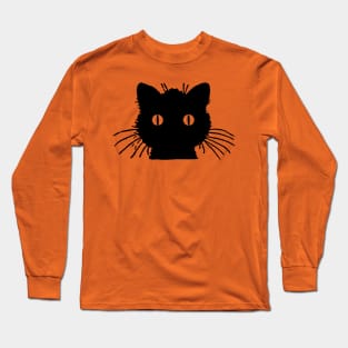 Vintage Black Cat Long Sleeve T-Shirt